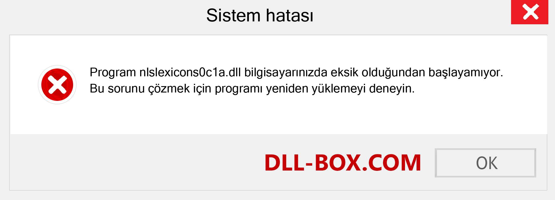 nlslexicons0c1a.dll dosyası eksik mi? Windows 7, 8, 10 için İndirin - Windows'ta nlslexicons0c1a dll Eksik Hatasını Düzeltin, fotoğraflar, resimler